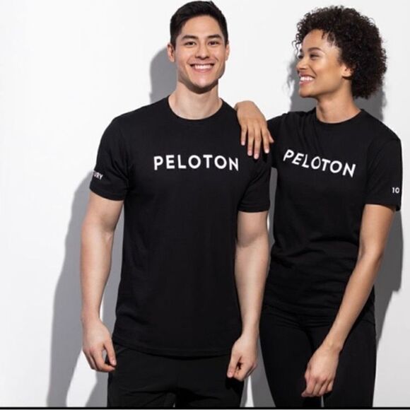 Peloton Century 100 Shirt Spin cycling Workout sweat wicking stretch Size M - Picture 6 of 6